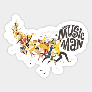 The Music Man Movie Poster Sticker